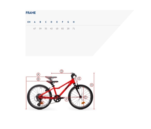 Bērnu divritenis velosipēds Corratec Bow Red 20 collas