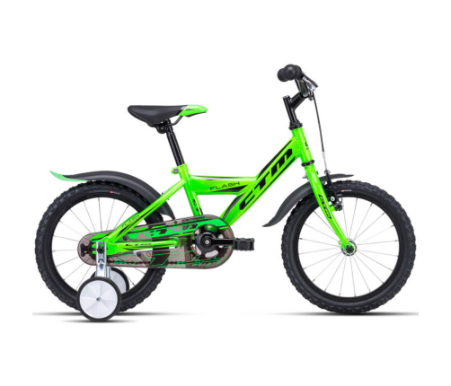 Детский велосипед двухколесный CTM Flash green 16 дюймов