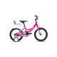 Bērnu velosipēds divritenis CTM Jenny Kids Pink white 16 collas