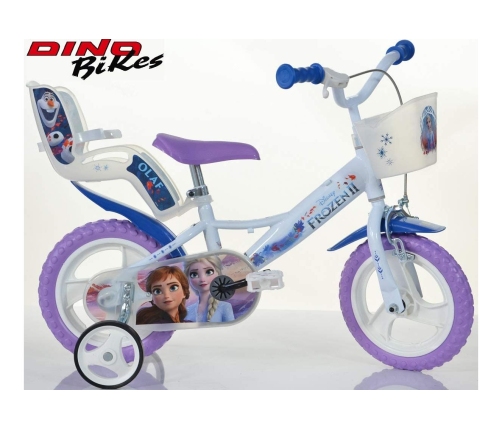 Детский велосипед двухколесный Dino bikes Frozen 12 124RL-FZ3