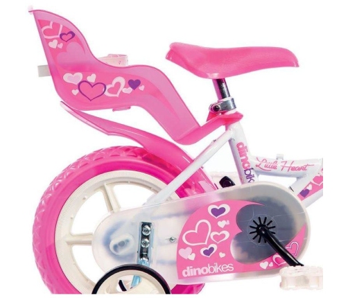 Bērnu velosipēds divritenis Dino bikes Little Heart 12 124RLN-05LH