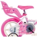 Bērnu velosipēds divritenis Dino bikes Little Heart 12 124RLN-05LH