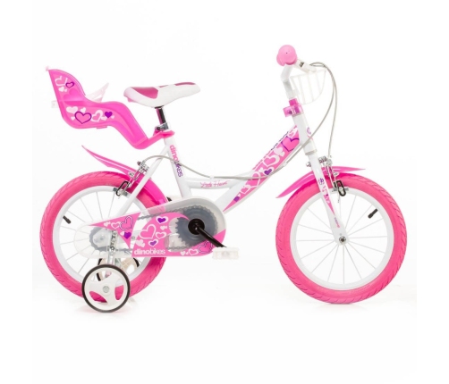 Детский велосипед двухколесный Dino bikes Little Heart 16 164RN-05LH