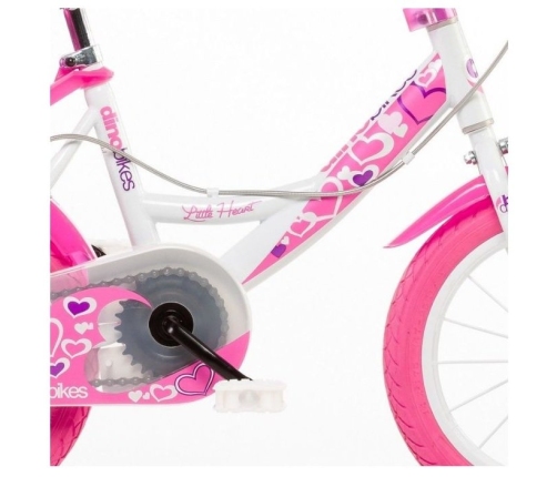 Bērnu velosipēds divritenis Dino bikes Little Heart 16 164RN-05LH