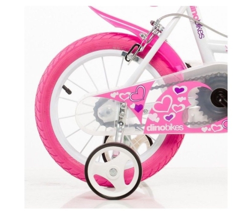 Bērnu velosipēds divritenis Dino bikes Little Heart 16 164RN-05LH