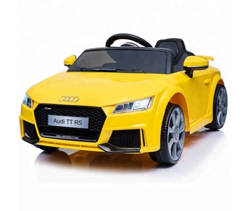 Bērnu Elektroauto ar pulti AUDI TT RS 12V Yellow