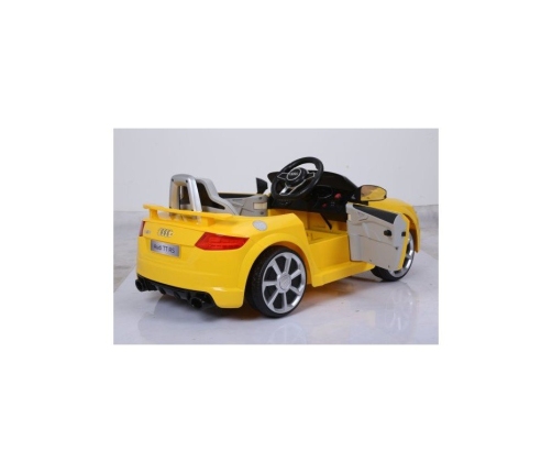 Bērnu Elektroauto ar pulti AUDI TT RS 12V Yellow