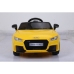 Bērnu Elektroauto ar pulti AUDI TT RS 12V Yellow