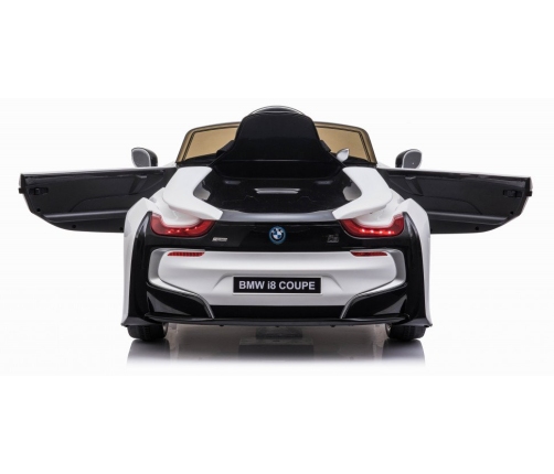 Bērnu Elektroauto ar pulti BMW i8 Coupe White JE 1001