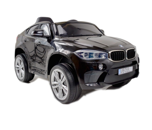 Bērnu Elektroauto ar pulti BMW X6M black WDJJ2199