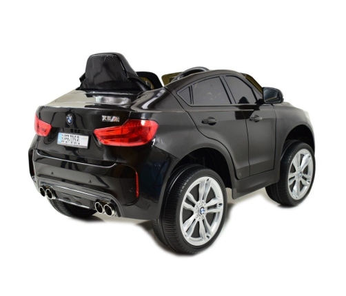 Bērnu Elektroauto ar pulti BMW X6M black WDJJ2199