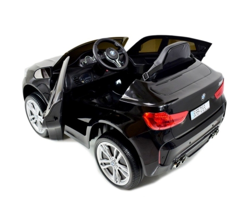 Bērnu Elektroauto ar pulti BMW X6M black WDJJ2199