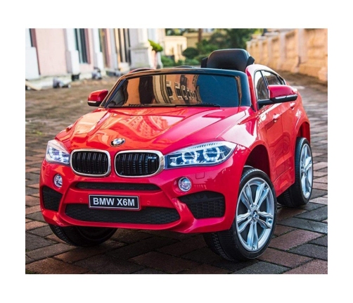 Bērnu Elektroauto ar pulti BMW X6M Red WDJJ2199