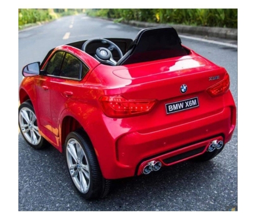 Bērnu Elektroauto ar pulti BMW X6M Red WDJJ2199