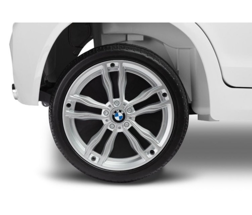 Bērnu Elektroauto ar pulti BMW X6M White Oiled