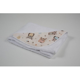 Детское полотенце с капюшоном Troll Towel with Hood Owls THFE01