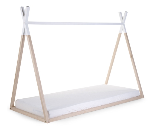 Детская кровать 200x90 см Childhome TIPI COT Natural White