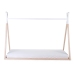 Детская кровать 200x90 см Childhome TIPI COT Natural White