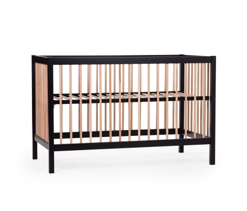 Детская кроватка 60x120 см Childhome Cot 97 Black Natural