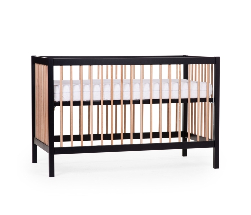 Детская кроватка 60x120 см Childhome Cot 97 Black Natural