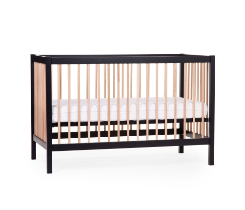 Детская кроватка 60x120 см Childhome Cot 97 Black Natural