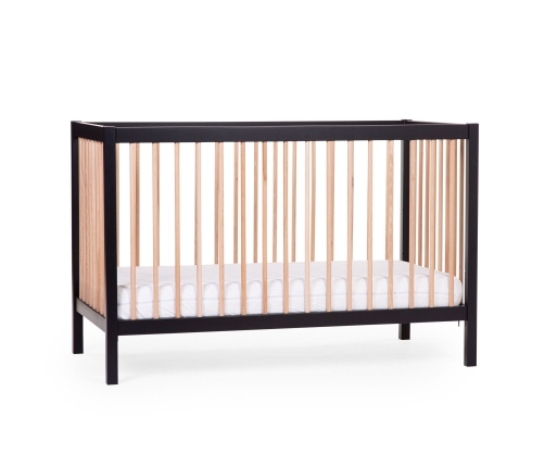 Детская кроватка 60x120 см Childhome Cot 97 Black Natural