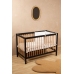 Детская кроватка 60x120 см Childhome Cot 97 Black Natural