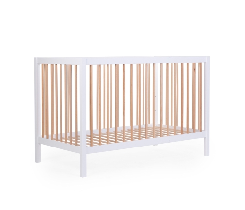 Детская кроватка 60x120 см Childhome Cot 97 White Natural