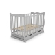 Детская кроватка с ящиком Bobas Julia Grey 120x60 см