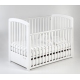 Детская кроватка с ящиком и опускающейся боковиной TROLL Nina Lux White COT-NN0027