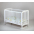 Детская кроватка с опускающейся боковиной TROLL Basic Lux HM White COT-BS0183