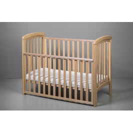 Детская кроватка с опускающейся боковиной TROLL Nicole Natural COT-NC0273