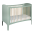 Bērnu gulta ar noņemamu sānu TROLL COT WAVE Light Green/wax