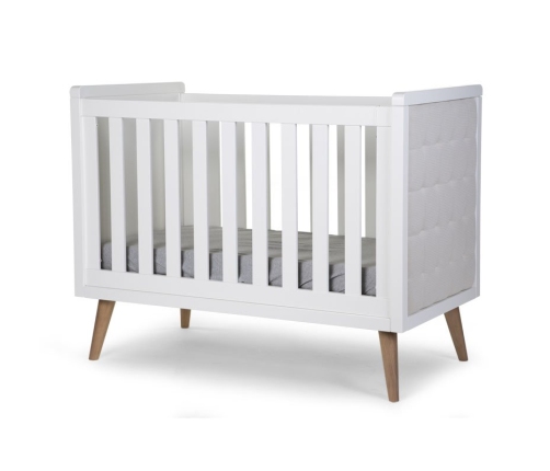 Bērnu gulta CHILDHOME Retro Rio White Cot