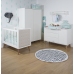 Bērnu gulta CHILDHOME Retro Rio White Cot