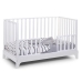 Bērnu gulta-transformeris CHILDHOME White frame Cot Ref 17