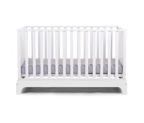 Bērnu gulta-transformeris CHILDHOME White frame Cot Ref 17