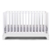 Bērnu gulta-transformeris CHILDHOME White frame Cot Ref 17