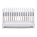 Bērnu gulta-transformeris CHILDHOME White frame Cot Ref 17