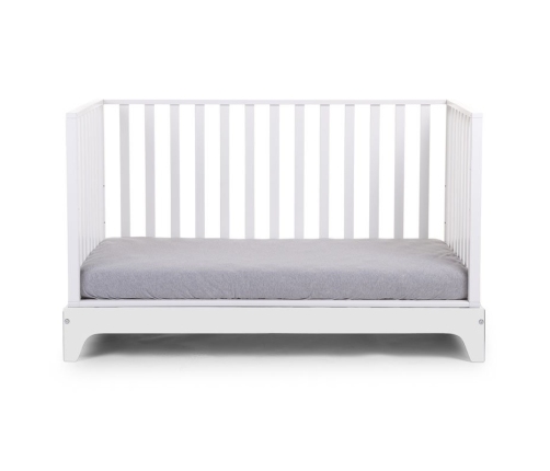 Bērnu gulta-transformeris CHILDHOME White frame Cot Ref 17