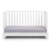 Bērnu gulta-transformeris CHILDHOME White frame Cot Ref 17