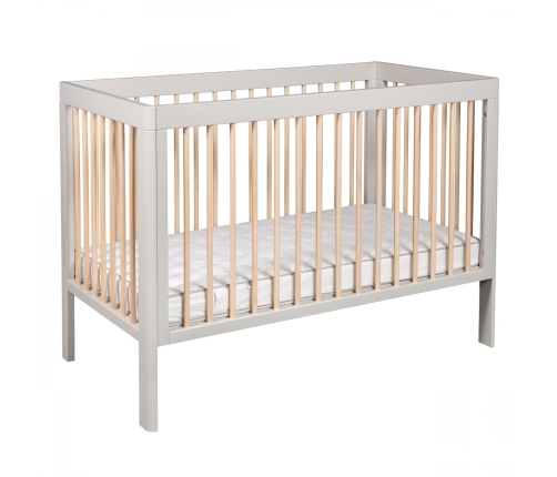 Детская кроватка TROLL Lukas Duo Warm grey / natural COT-LU0514