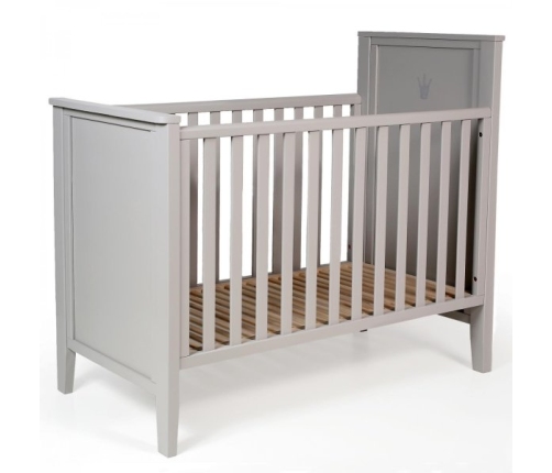 Bērnu gulta TROLL Royal Warm grey COT-RY0263