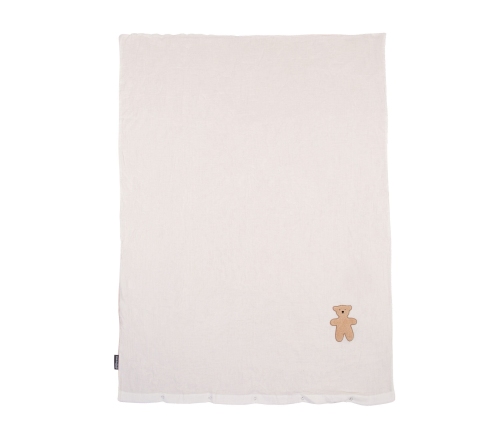 Bērnu Gultas veļas komplekts 100x140 Childhome Teddy Jersey Melange Beige / Muslin