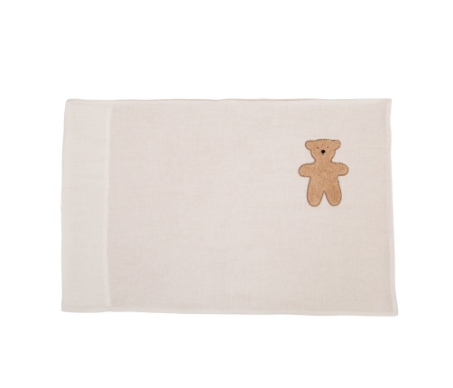 Детское постельное белье 100x140 Childhome Teddy Jersey Melange Beige / Muslin