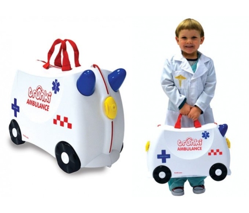 Детский чемодан с колёсиками Trunki Ambulance Abbie