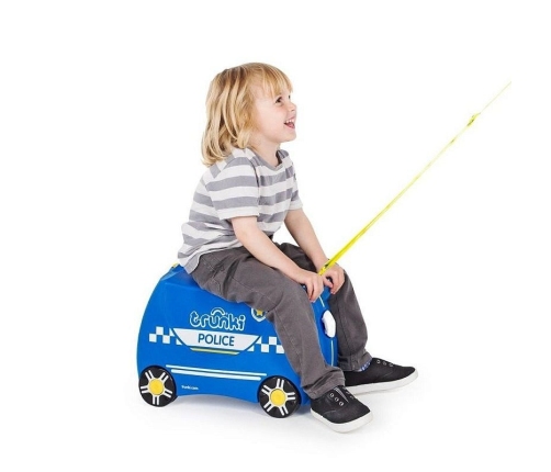 Детский чемодан с колёсиками Trunki Percy Police car