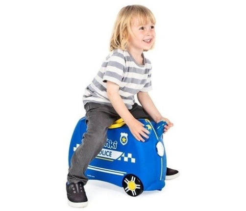 Детский чемодан с колёсиками Trunki Percy Police car