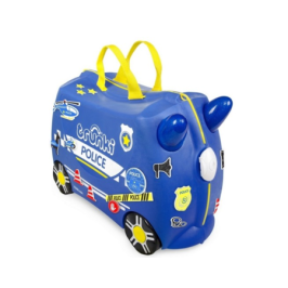 Bērnu koferis ar riteņiem Trunki Percy Police car