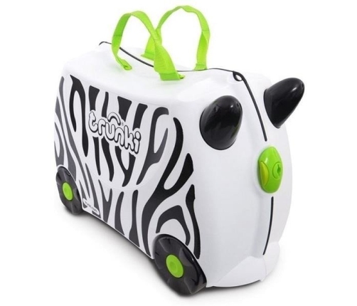 Bērnu koferis ar riteņiem Trunki Zebra